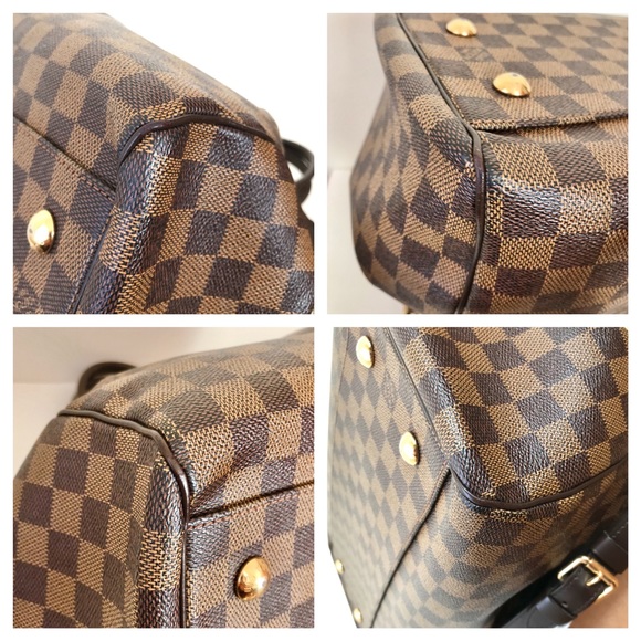Louis Vuitton Damier Ebene Trevi GM Handbag Purse - Picture 9 of 16